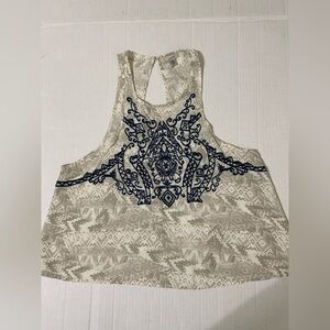 Anthropologie Ecote’ Embroidered cotton top